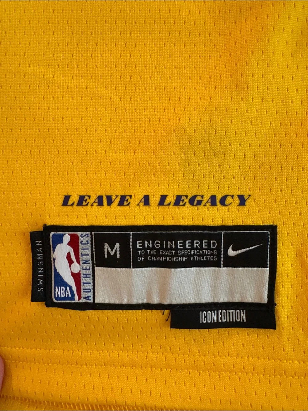 Nike LeBron James Lakers 23 Icon Edition Jersey M